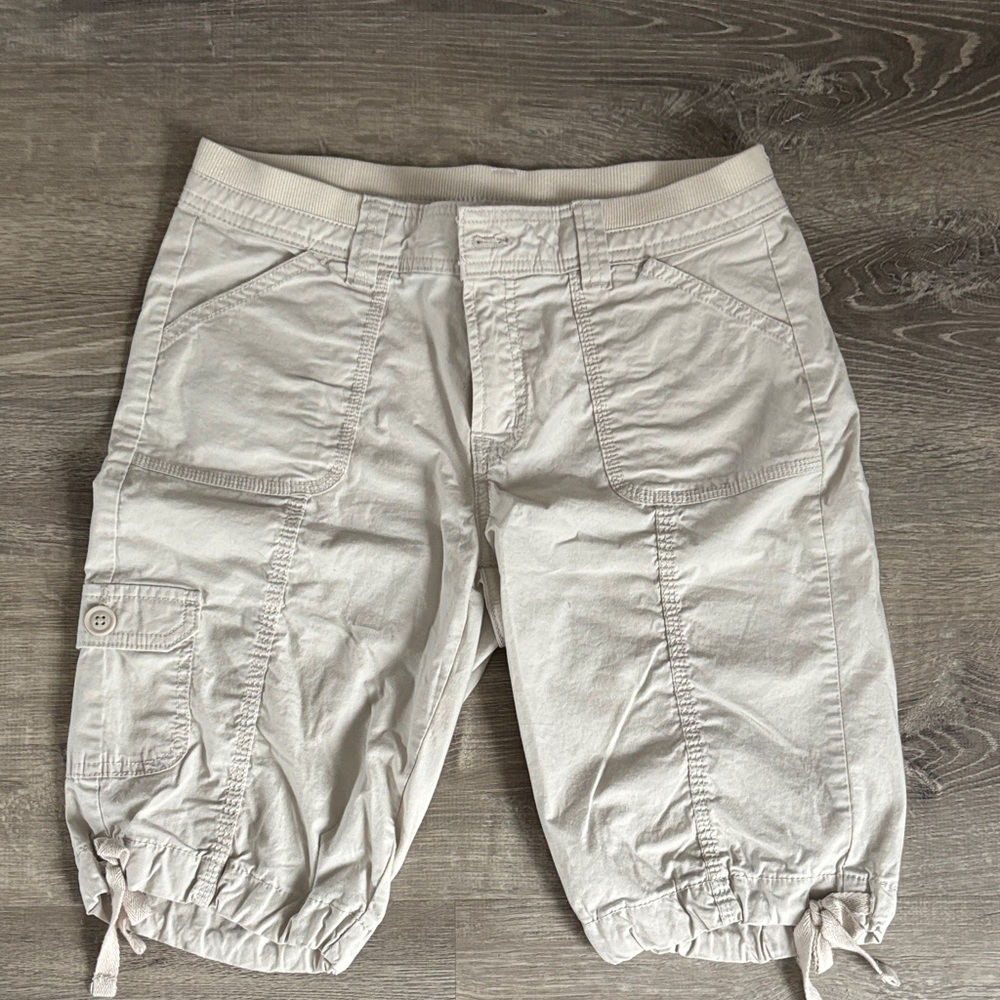 St. John's Bay Women's Bermuda Shorts - Light Tan